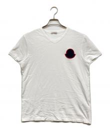 MONCLER（モンクレール）の古着「MAGLIA SCOLLO A V」｜ホワイト