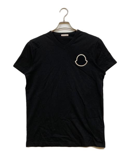 MONCLER（モンクレール）MONCLER (モンクレール) MAGLIA SCOLLO A V ブラック サイズ:Mの古着・服飾アイテム