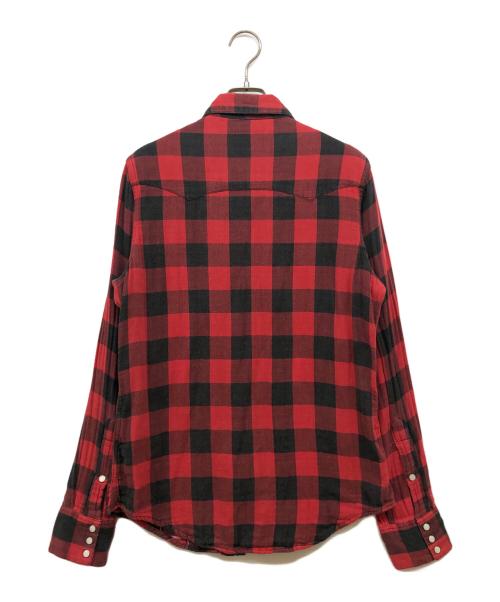 POLO COUNTRY（ポロカントリー）POLO COUNTRY (ポロカントリー) ダブルフェイス ウエスタンシャツ レッド サイズ:Sの古着・服飾アイテム