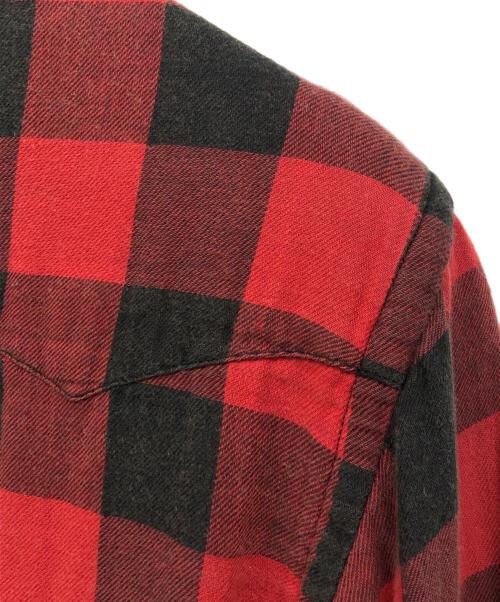 POLO COUNTRY（ポロカントリー）POLO COUNTRY (ポロカントリー) ダブルフェイス ウエスタンシャツ レッド サイズ:Sの古着・服飾アイテム