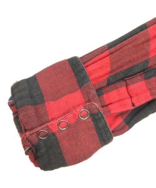 POLO COUNTRY（ポロカントリー）POLO COUNTRY (ポロカントリー) ダブルフェイス ウエスタンシャツ レッド サイズ:Sの古着・服飾アイテム