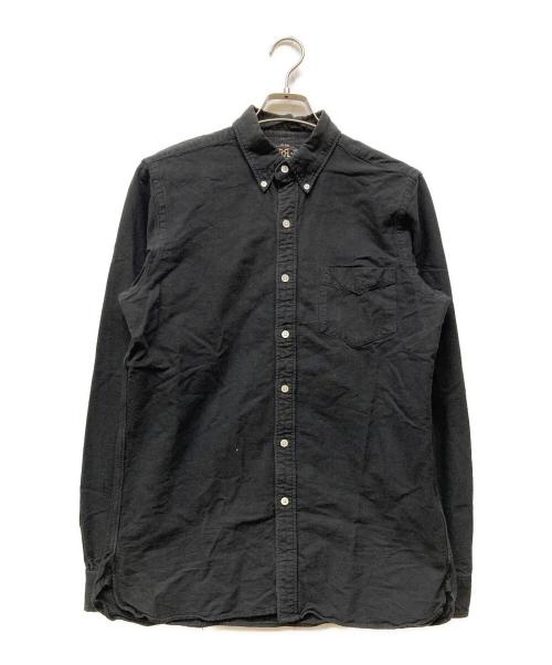 RRL（ダブルアールエル）RRL (ダブルアールエル) ボタンダウンシャツ ブラック サイズ:Sの古着・服飾アイテム