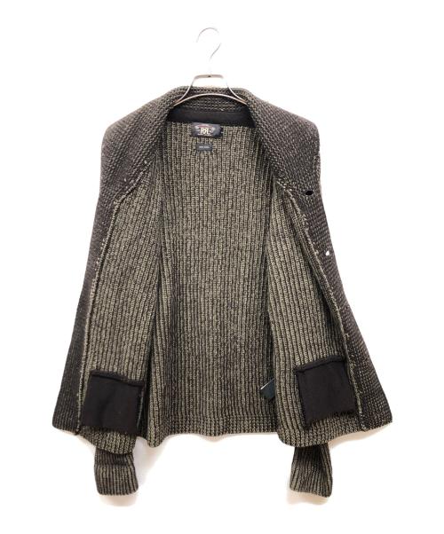 RRL（ダブルアールエル）RRL (ダブルアールエル) ショールカラーカーディガン ブラウン サイズ:Mの古着・服飾アイテム