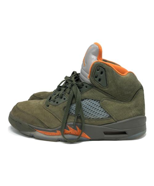 NIKE（ナイキ）NIKE (ナイキ) AIR JORDAN 5 RETRO ARMY OLIVE オリーブ サイズ:27ｃｍの古着・服飾アイテム