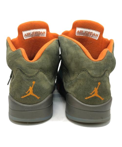 NIKE（ナイキ）NIKE (ナイキ) AIR JORDAN 5 RETRO ARMY OLIVE オリーブ サイズ:27ｃｍの古着・服飾アイテム