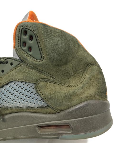 NIKE（ナイキ）NIKE (ナイキ) AIR JORDAN 5 RETRO ARMY OLIVE オリーブ サイズ:27ｃｍの古着・服飾アイテム