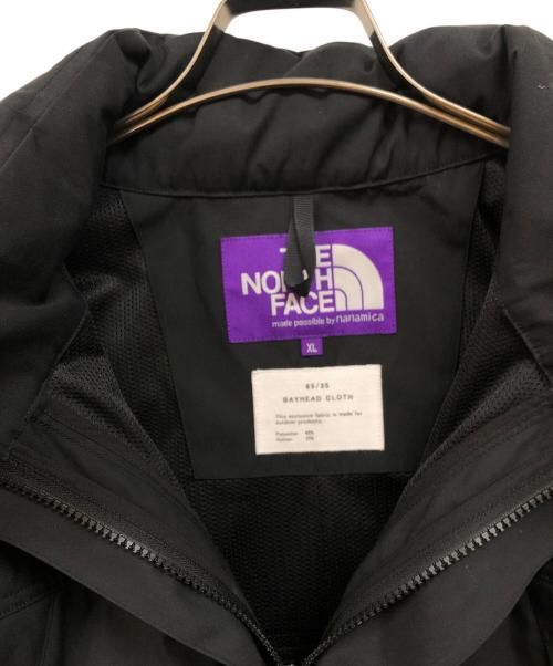 THE NORTHFACE PURPLELABEL（ザ・ノースフェイス パープルレーベル）THE NORTHFACE PURPLELABEL (ザ・ノースフェイス パープルレーベル) JOURNAL STANDARD (ジャーナルスタンダード) 別注 スタンドマウンテンジャケット ブラック サイズ:XLの古着・服飾アイテム