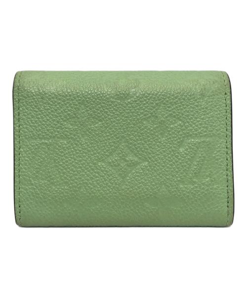 LOUIS VUITTON（ルイ ヴィトン）LOUIS VUITTON (ルイ ヴィトン) モノグラム・アンプラント ポルトモネ・ロザリ グリーンの古着・服飾アイテム