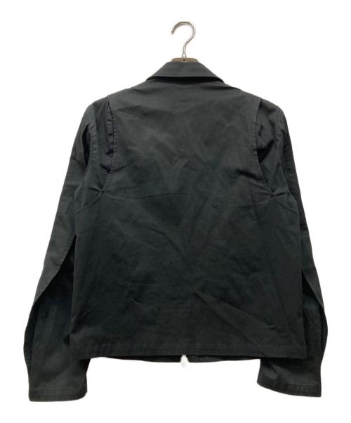 Call（コール）call (コール) PLEATS SLEEVE BLOUSON ブラック サイズ:１の古着・服飾アイテム