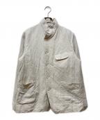 Vlas Blommeヴラスブラム）の古着「Cotton Linen ラチネジャケット」｜アイボリー