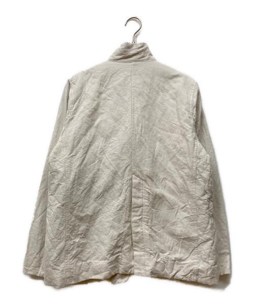 Vlas Blomme（ヴラスブラム）Vlas Blomme (ヴラスブラム) Cotton Linen ラチネジャケット アイボリー サイズ:FREEの古着・服飾アイテム