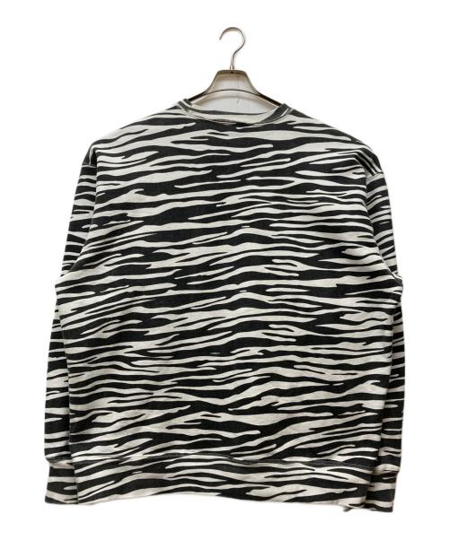 SUPREME（シュプリーム）Supreme (シュプリーム) 22FW BOX LOGO CREWNECK ZEBRA ホワイト×ブラック サイズ:XXLの古着・服飾アイテム