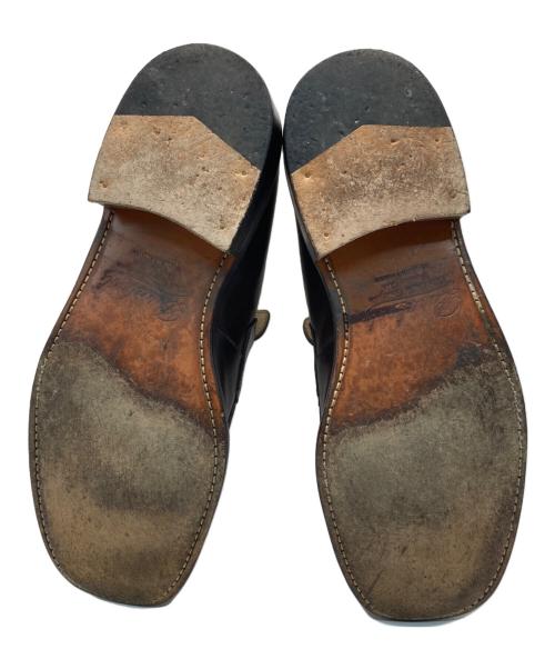 PARABOOT（パラブーツ）PARABOOT (パラブーツ) スクエアトゥ ローファー ブラウン サイズ:SIZE 9 1/2Kの古着・服飾アイテム