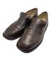 PARABOOT（パラブーツ）の古着「スクエアトゥ ローファー」｜ブラウン