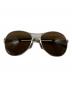 MYKITA（マイキータ）の古着「SCOTT サングラス」｜シルバー×ブラウン