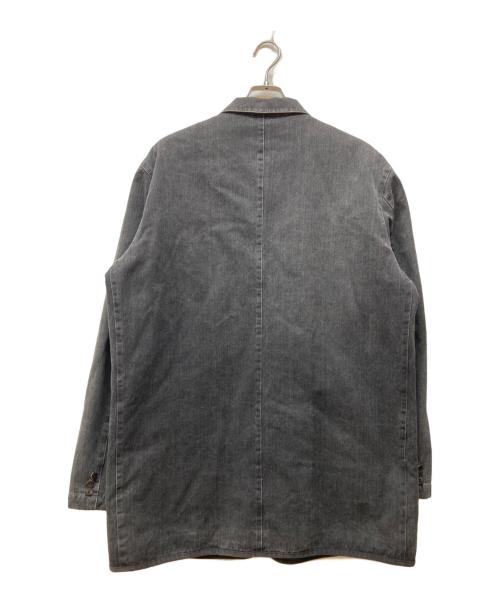 PAPAS（パパス）PAPAS (パパス) デニム カバーオール グレー サイズ:Lの古着・服飾アイテム