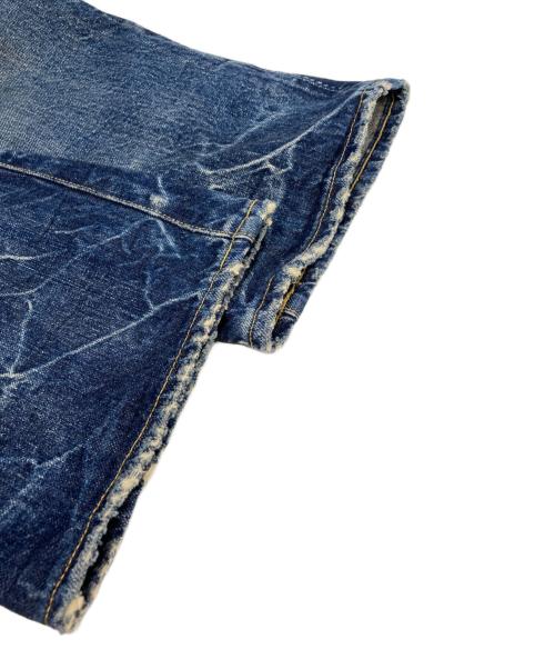 Ron Herman（ロンハーマン）Ron Herman (ロンハーマン) ダメージ加工セルビッチデニムパンツ インディゴ サイズ:30の古着・服飾アイテム