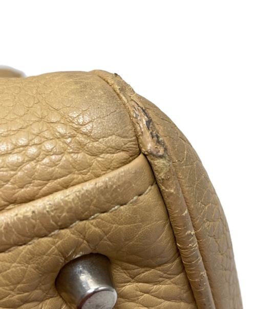 PRADA（プラダ）PRADA (プラダ) レザートートバッグ ベージュの古着・服飾アイテム