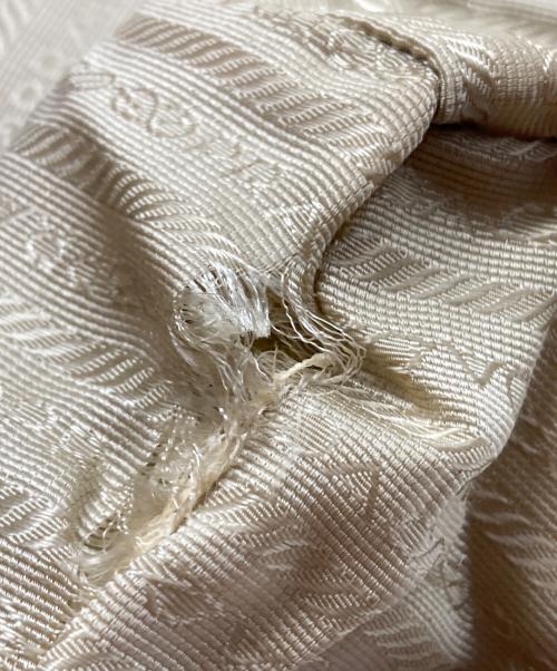 PRADA（プラダ）PRADA (プラダ) レザートートバッグ ベージュの古着・服飾アイテム