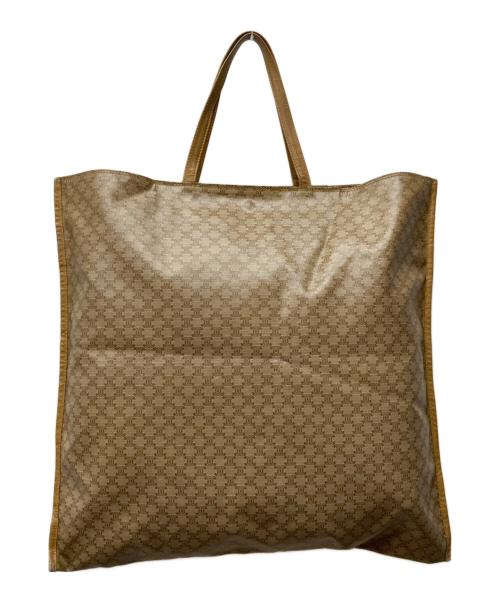 CELINE（セリーヌ）CELINE (セリーヌ) マカダムPVCトートバッグ ベージュの古着・服飾アイテム