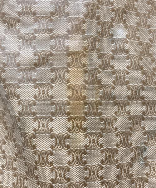 CELINE（セリーヌ）CELINE (セリーヌ) マカダムPVCトートバッグ ベージュの古着・服飾アイテム