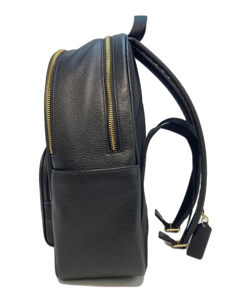 COACH（コーチ）COACH (コーチ) COURT バックパック ブラック×ゴールドの古着・服飾アイテム