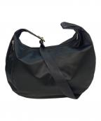 russetラシット）の古着「THE CLOUDS NYLON ラウンド ビッグ ショルダーバッグ」｜ブラック