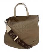 russetラシット）の古着「スリム2WAYトートバッグ」｜ブラウン