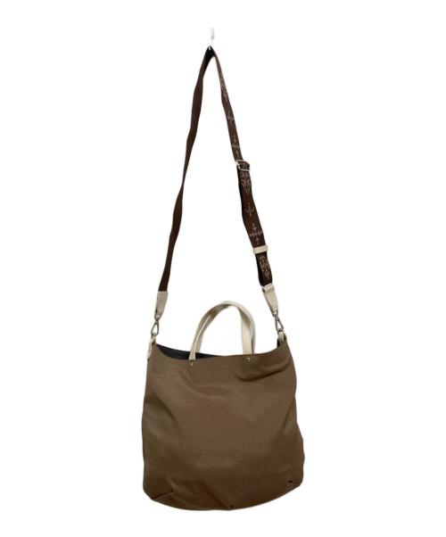 russet（ラシット）russet (ラシット) スリム2WAYトートバッグ ブラウンの古着・服飾アイテム