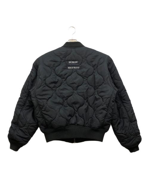 AVIREX（アヴィレックス）AVIREX (アヴィレックス) QUILT MA-1 ”MIDGAR” AVIREX FINAL FANTASY ブラック サイズ:Lの古着・服飾アイテム