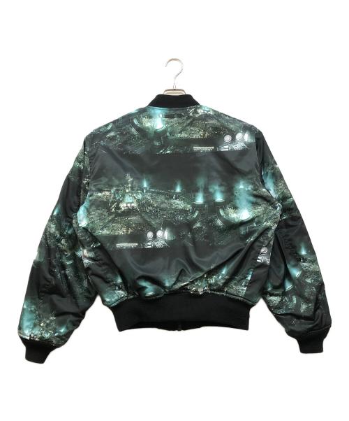 AVIREX（アヴィレックス）AVIREX (アヴィレックス) QUILT MA-1 ”MIDGAR” AVIREX FINAL FANTASY ブラック サイズ:Lの古着・服飾アイテム