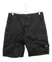 STONE ISLAND（ストーンアイランド）の古着「ワッペンショートパンツ」｜ブラック
