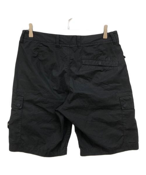 STONE ISLAND（ストーンアイランド）STONE ISLAND (ストーンアイランド) ワッペンショートパンツ ブラック サイズ:不明（実寸サイズをご確認ください）の古着・服飾アイテム