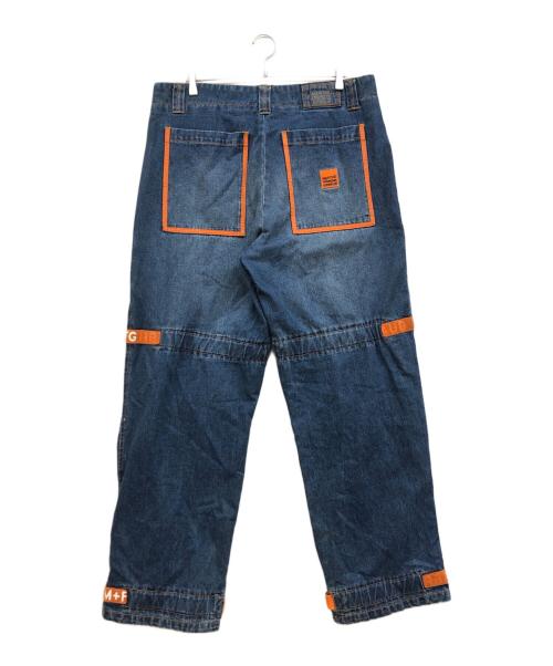 MARITHE+FRANCOIS GIRBAUD（マリテフランソワジルボー）MARITHE+FRANCOIS GIRBAUD (マリテフランソワジルボー) シャトルデニムパンツ インディゴ サイズ:38Mの古着・服飾アイテム