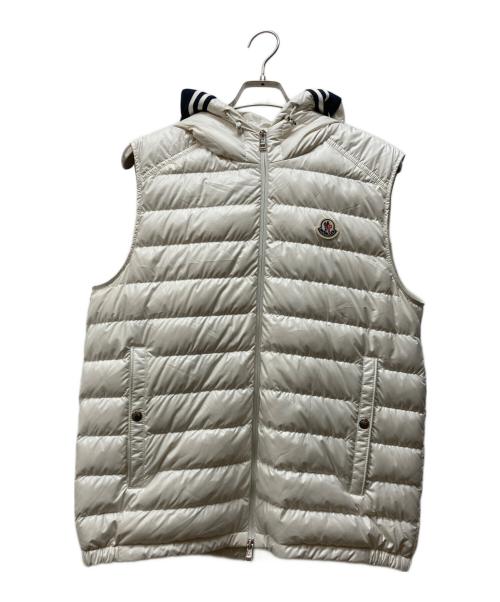 MONCLER（モンクレール）MONCLER (モンクレール) CLAI ダウンベスト ホワイト サイズ:3の古着・服飾アイテム