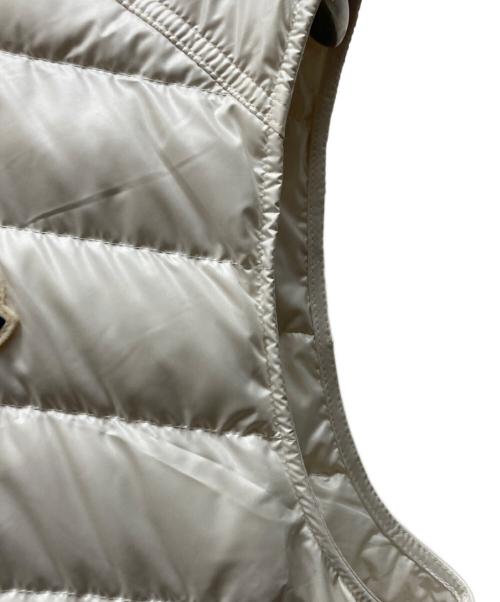 MONCLER（モンクレール）MONCLER (モンクレール) CLAI ダウンベスト ホワイト サイズ:3の古着・服飾アイテム