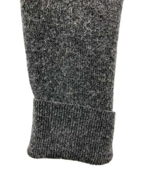 CLANE（クラネ）CLANE (クラネ) FRILL V NECK KNIT グレー サイズ:1の古着・服飾アイテム