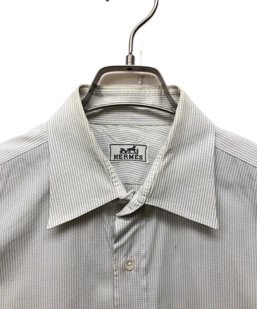 HERMES（エルメス）HERMES (エルメス) セリエボタンシャツ イエロー サイズ:41/16の古着・服飾アイテム