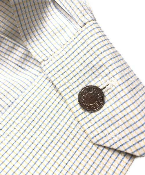 HERMES（エルメス）HERMES (エルメス) セリエボタンシャツ イエロー サイズ:41/16の古着・服飾アイテム