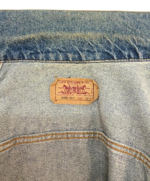 LEVI'S（リーバイス）LEVI'S (リーバイス) 88年1月製造 4th トラッカージャケット インディゴ サイズ:42Rの古着・服飾アイテム