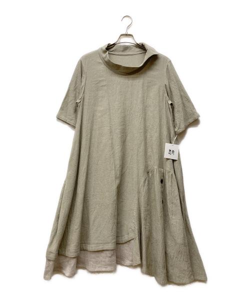 慈雨（ジウ）慈雨 (ジウ) リネンワイドパンツ ベージュ サイズ:40 未使用品の古着・服飾アイテム