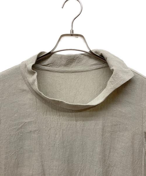 慈雨（ジウ）慈雨 (ジウ) リネンワイドパンツ ベージュ サイズ:40 未使用品の古着・服飾アイテム