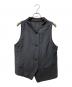 慈雨（ジウ）の古着「コットンリネンベスト」｜グレー