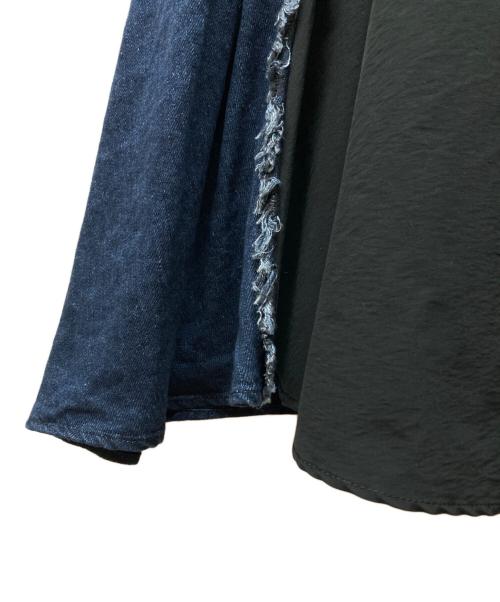 芽風（メフウ）芽風 (メフウ) デニムスカート インディゴ サイズ:38 未使用品の古着・服飾アイテム