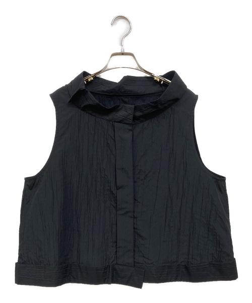 慈雨（ジウ）慈雨 (ジウ) 楊柳トップス+パンツ ブラック サイズ:40 未使用品の古着・服飾アイテム