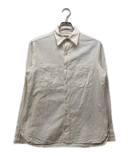 BUZZ RICKSON'S（バズリクソンズ）Buzz Rickson's (バズリクソンズ) WHITE CHAMBRAY WORK SHIRT ホワイト サイズ:14-14 1/2の古着・服飾アイテム