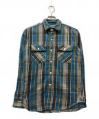 JELADOジェラード）の古着「ネルシャツ」｜ブルー