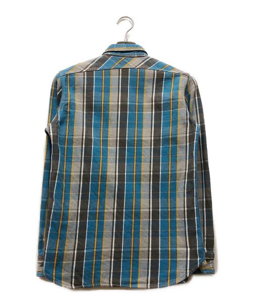 JELADO（ジェラード）JELADO (ジェラード) ネルシャツ ブルー サイズ:14の古着・服飾アイテム