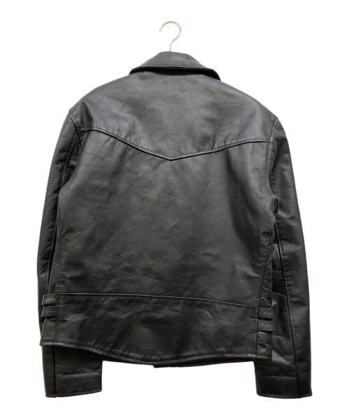 EEZAN（イーザン）EEZAN (イーザン) ダブルライダースジャケット ブラック サイズ:46の古着・服飾アイテム