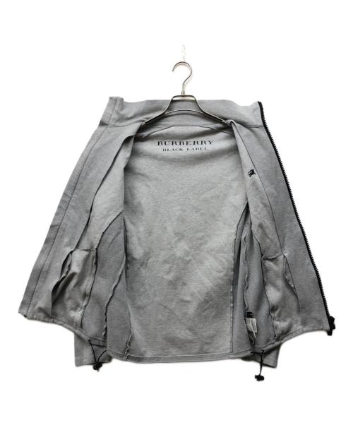 BURBERRY BLACK LABEL（バーバリーブラックレーベル）BURBERRY BLACK LABEL (バーバリーブラックレーベル) ジップアップスウェット グレー サイズ:2の古着・服飾アイテム
